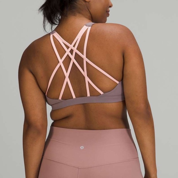 lululemon athletica Other - NWOT Lululemon Free to Be Serene Bra *Light Support, C/D Cup Lunar Rock Dew Pink